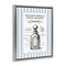 Stupell Industries French Perfume on Stripes Floating Frame, design by Lettered and Lined
